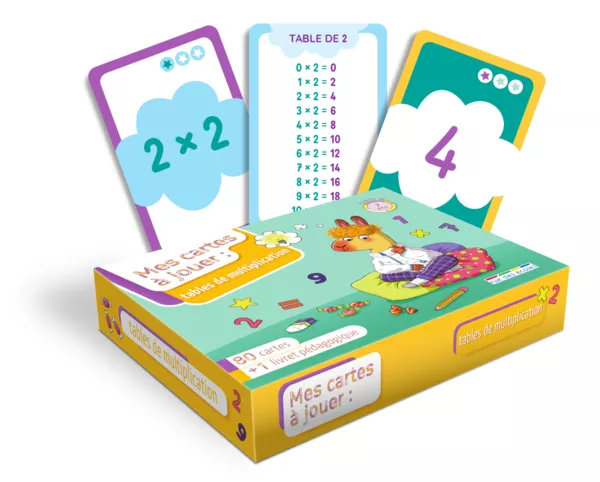 Produit Mes cartes à jouer - Tables de multiplication, dès 7 ans Image
