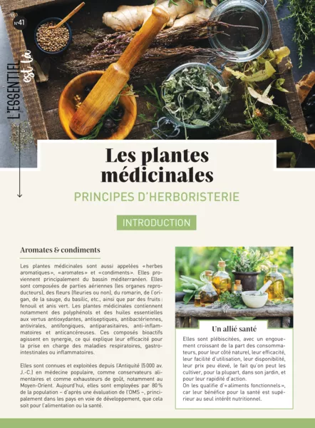 Produit Les plantes médicinales (dépliant) Image
