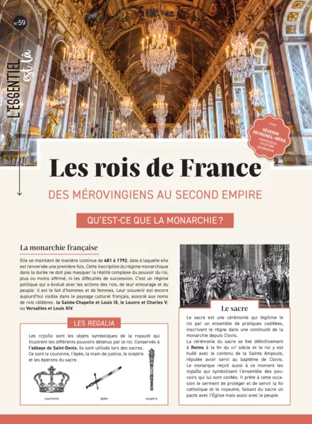 Produit Les rois de France (dépliant) Image