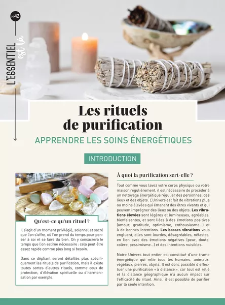 Produit Les rituels de purification (dépliant) Image