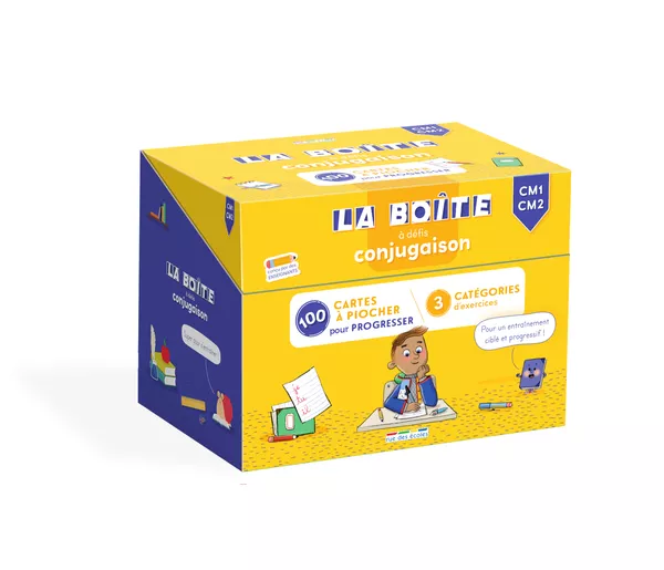 Produit La boîte à défis Conjugaison - CM1-CM2 Image