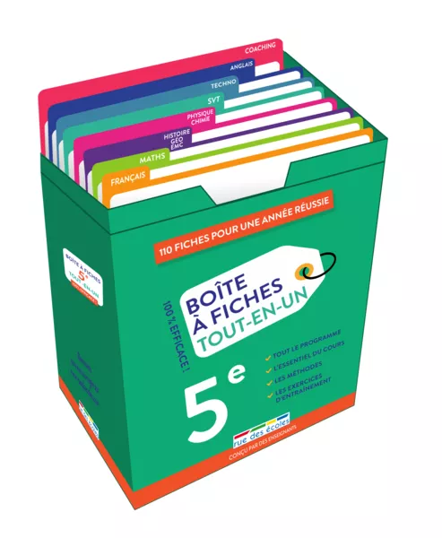 Produit Boite à fiches 5e Image