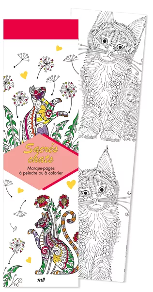 Produit Marque-pages - Sacrés chats Image