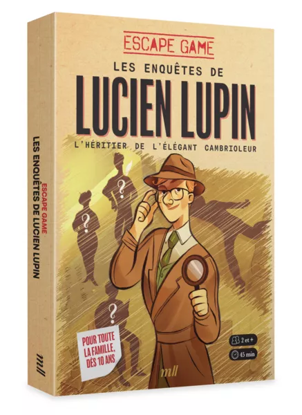 Produit Escape game - Les Enquêtes de Lucien Lupin Image