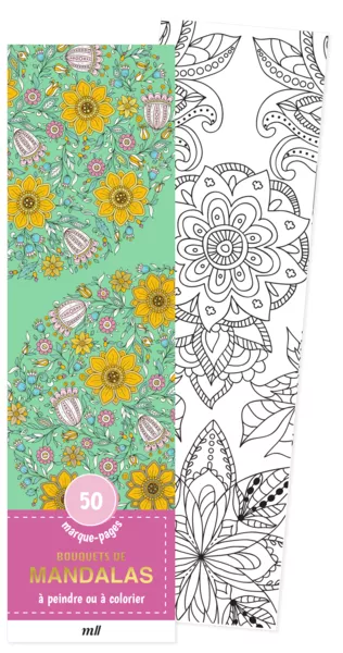 Produit Marque-pages - Bouquets de mandalas Image