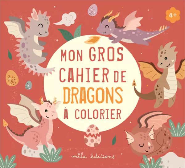 Produit Mon gros cahier de dragons à colorier Image