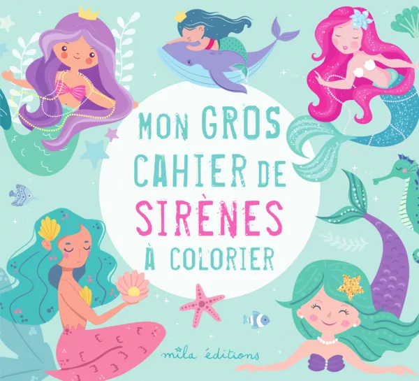 Produit Mon gros cahier des sirènes à colorier Image