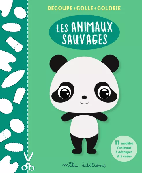 Produit Découpe, colle et colorie - Les animaux sauvages Image