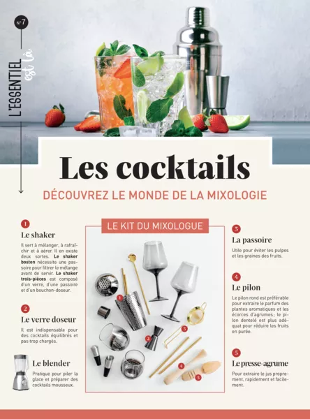 Produit Les cocktails (dépliant) Image