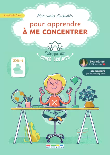 Produit Mon cahier d'activités pour me concentrer, 7 ans et plus Image
