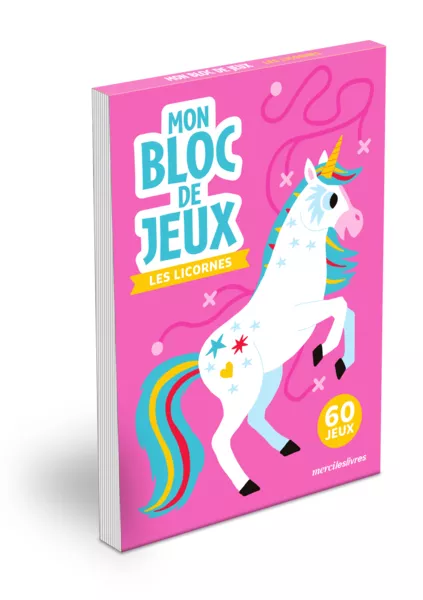 Produit Les licornes - Mon bloc de jeux Image