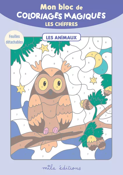 Produit Mon bloc de coloriages magiques - Les chiffres Image
