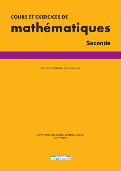 Produit Cours et exercices de mathématiques Seconde Image