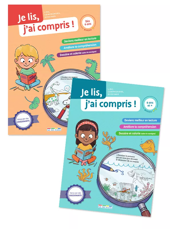 Produit Lot « Je lis, j'ai compris ! », dès 6 ans (2 titres) Image