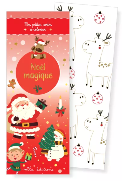 Produit Noël magique - Mes petites cartes à colorier Image