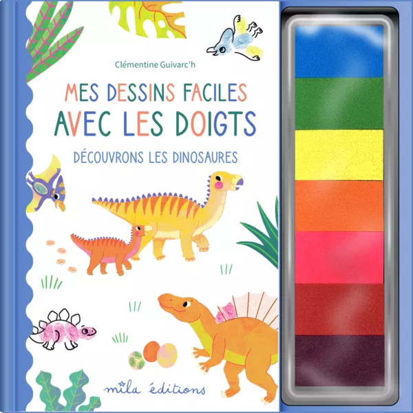 Produit Mes dessins faciles avec les doigts - Découvrons les dinosaures Image