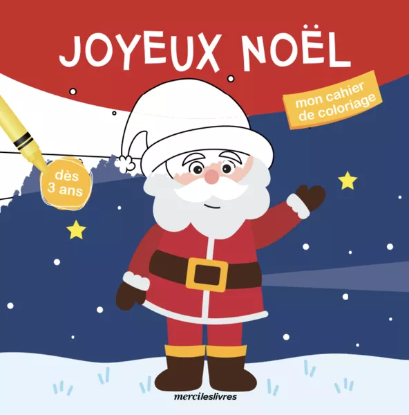 Produit Mon cahier de coloriage : Joyeux Noël, dès 3 ans Image