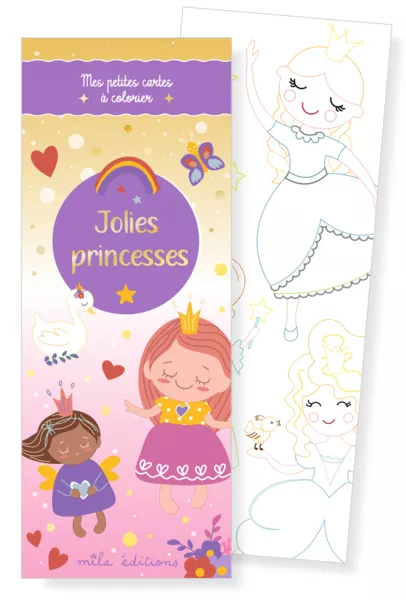 Produit Jolies princesses - Mes petites cartes à colorier Image