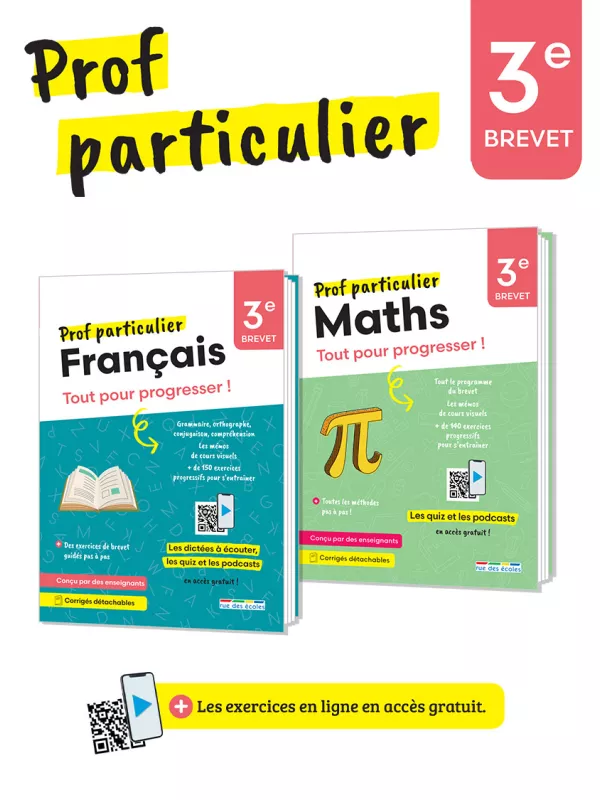 Produit Lot Prof particulier - 3e (2 titres) Image