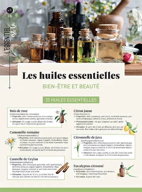 Produit Les huiles essentielles (dépliant) Image