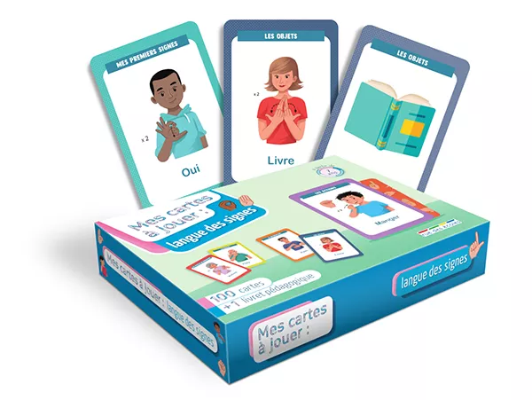 Produit Mes cartes à jouer - Langue des signes, dès 7 ans Image