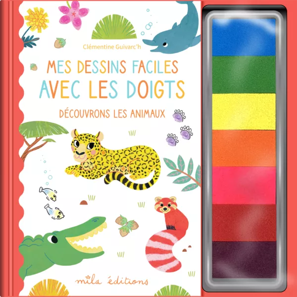 Produit Mes dessins faciles avec les doigts - Découvrons les animaux Image