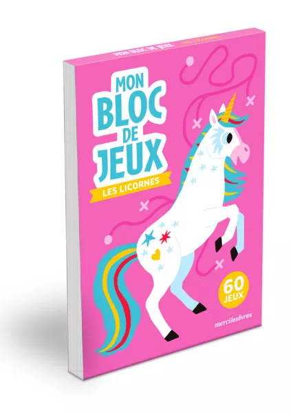 Produit Les licornes - Mon bloc de jeux Image