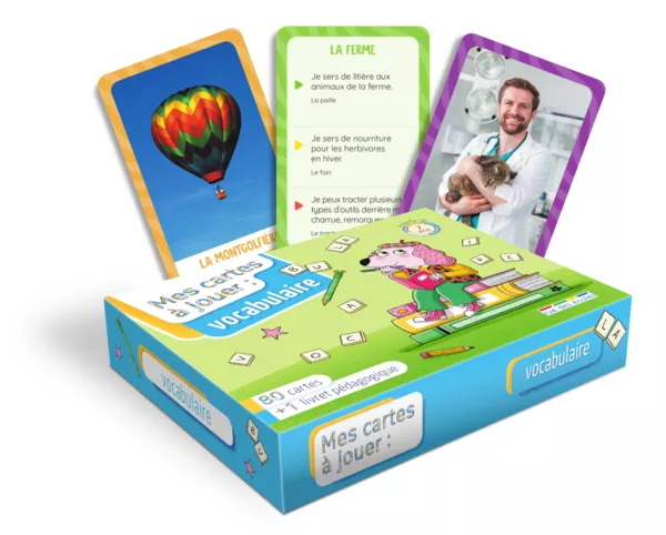 Produit Mes cartes à jouer - Vocabulaire, dès 7 ans Image