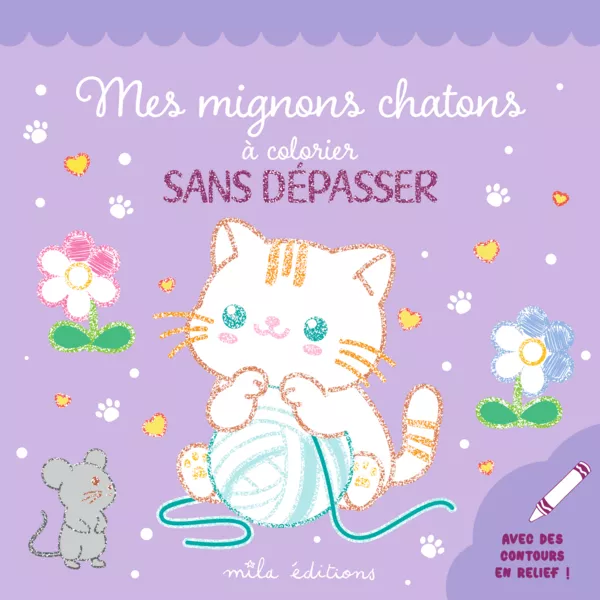 Produit Mes mignons chatons à colorier sans dépasser Image