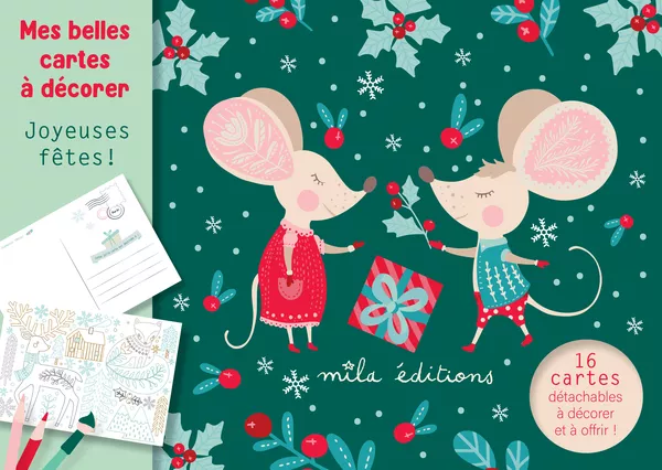 Produit Mes belles cartes à décorer - Joyeuses fêtes ! Image