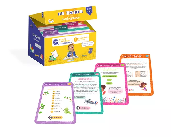 Produit La boîte à défis Conjugaison - CM1-CM2 Image