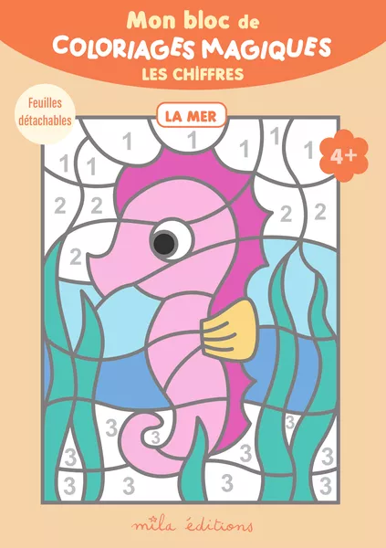 Produit Mon bloc de coloriages magiques : la mer Image