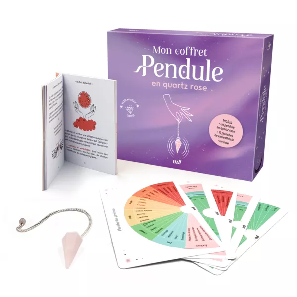 Produit Mon coffret pendule en quartz rose Image