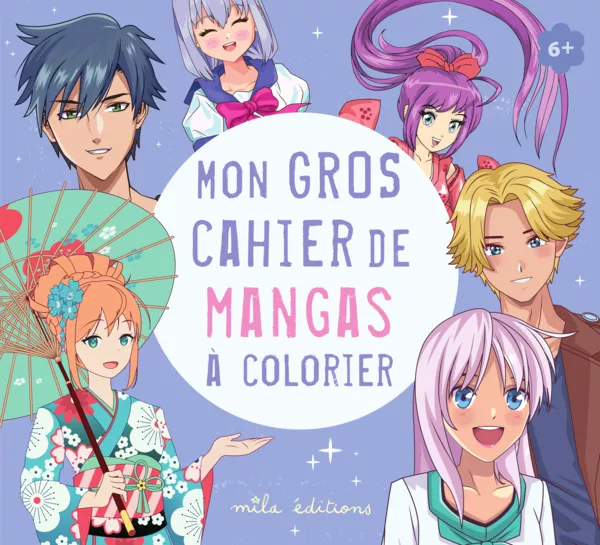 Produit Mon gros cahier de mangas à colorier Image