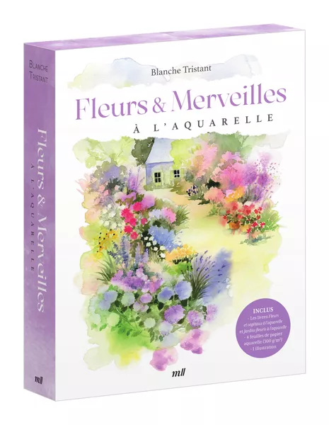 Produit Fleurs et Merveilles à l'aquarelle (coffret) Image