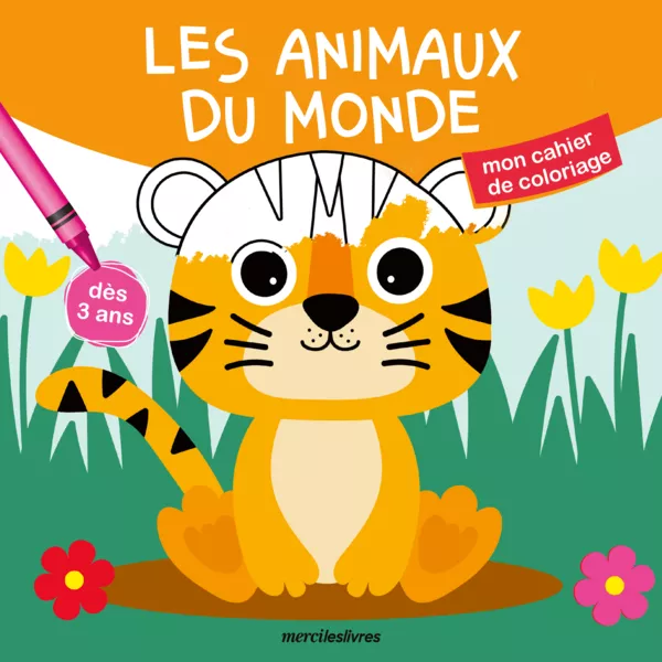 Produit Mon cahier de coloriage - Les animaux du monde, dès 3 ans Image