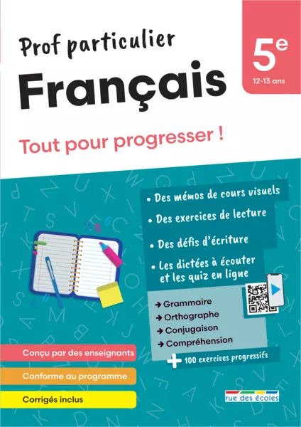 Produit Prof particulier - Français 5e Image