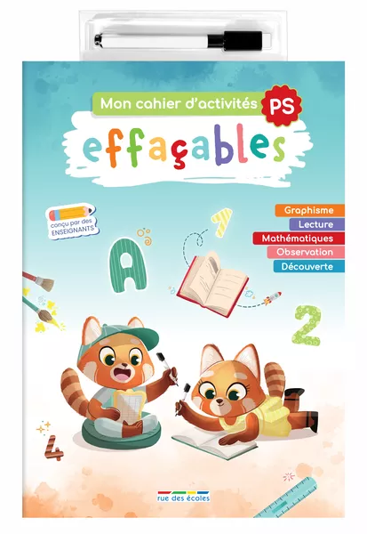 Produit Mon cahier d'activités effaçables - PS Image