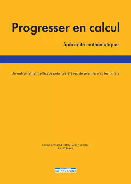 Produit Progresser en calcul - Spécialité Mathématiques Image