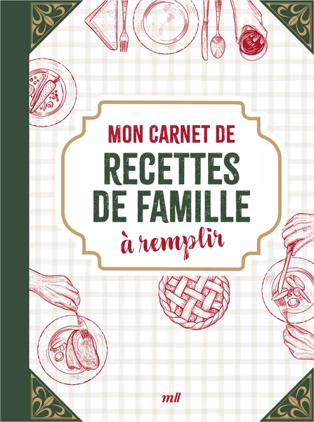 Produit Mon carnet de recettes de famille à remplir Image