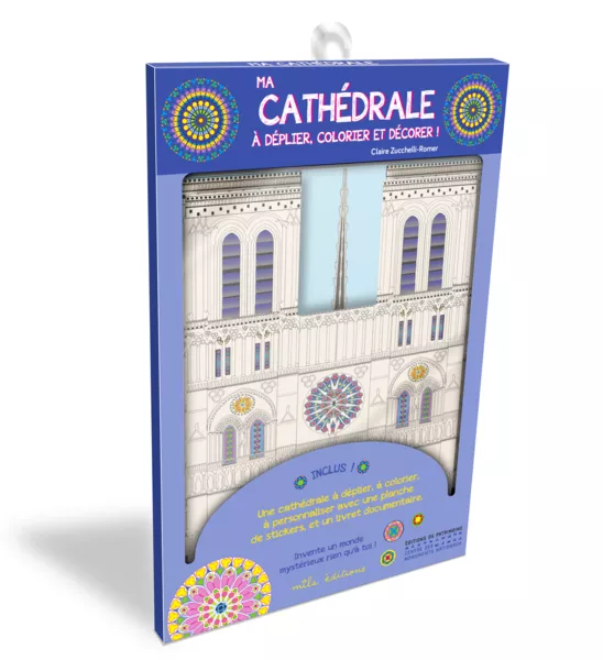 Produit Pochette - Ma cathédrale à déplier, colorier et décorer ! Image