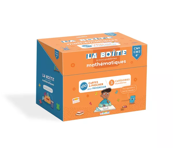Produit La boîte à mini-problèmes mathématiques - CM1-CM2-6e Image