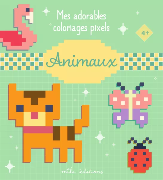 Produit Mes adorables coloriages pixels - Animaux Image