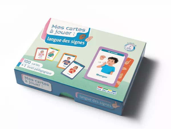 Produit Mes cartes à jouer - Langue des signes, dès 7 ans Image