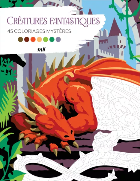 Produit Créatures fantastiques - 45 coloriages mystères Image