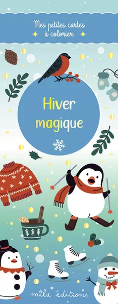 Produit Hiver magique - Mes petites cartes à colorier Image