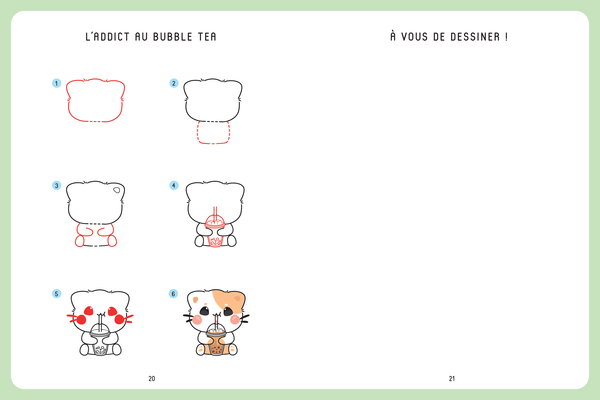 Dessiner kawaï - Chats et Chatons