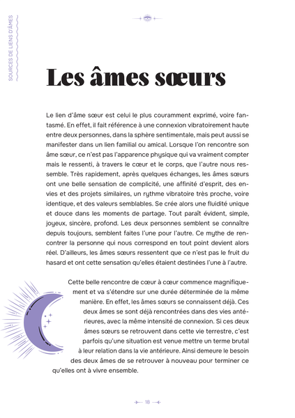 Sources de liens d'âmes
