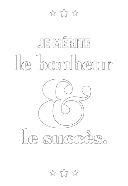 Mantras Zen - 20 cartes à colorier