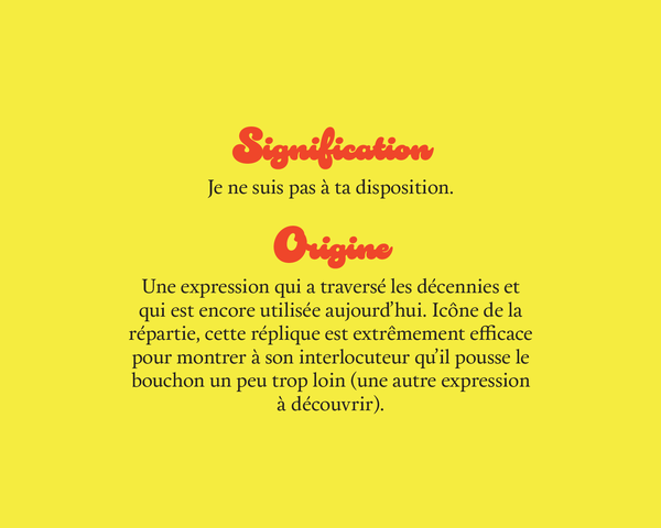 Expressions des années 1990